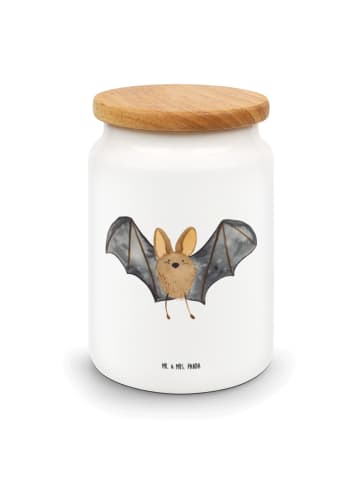 Mr. & Mrs. Panda Keksdose Fledermaus Flügel ohne Spruch in Weiß