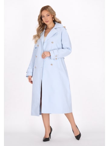 faina Coat in light blue