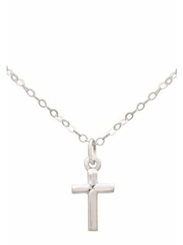 Gemshine Halskette mit Anhänger KREUZ in silver coloured