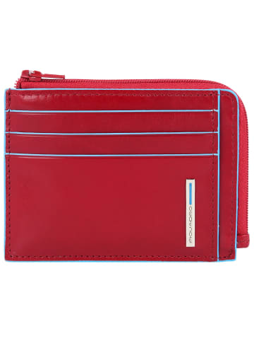 Piquadro Blue Square Kreditkartenetui RFID Leder 11 cm in red