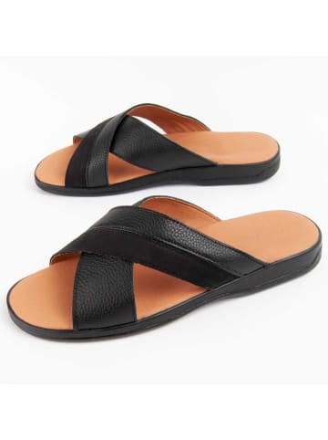 Purapiel Sandalen Beira in Schwarz