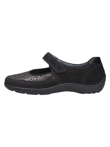 WALDLÄUFER Slipper in schwarz