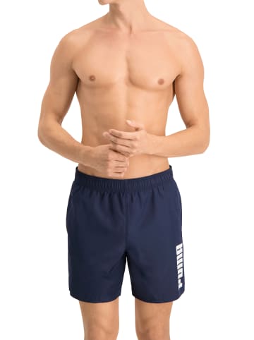 Puma Badehose PUMA SWIM MEN MID SHORTS in Navy