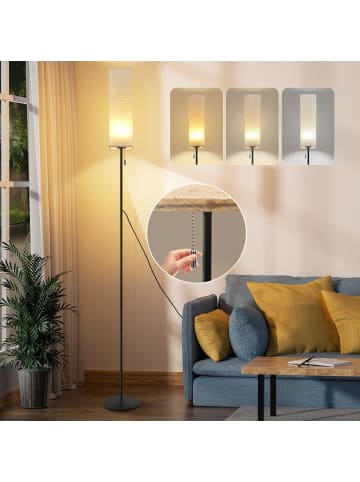 ZMH Stehlampe in weiß Eckig dimmbar B 10.5cm