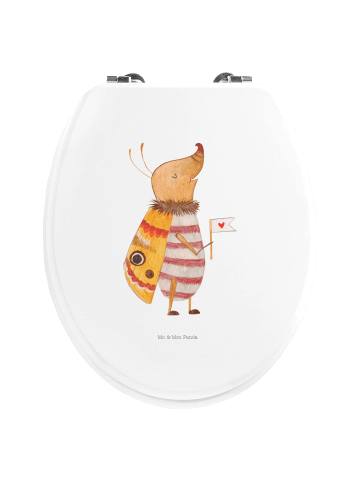 Mr. & Mrs. Panda Klodeckel Nachtfalter Fähnchen ohne Spruch in Weiß