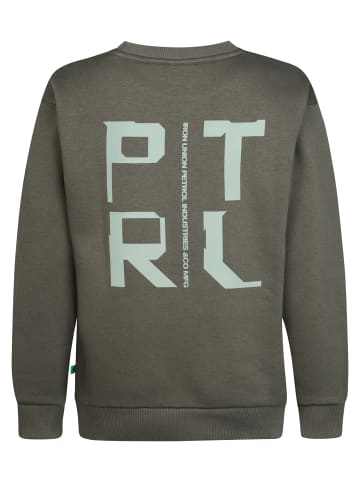Petrol Industries Sweatshirt mit Print ironhill in Grau