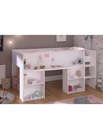 58 aufm Kessel HOCHBETT Parisot Pirouette 1 90x200 Holznachbildung Weiß