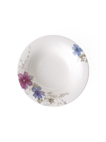 Villeroy & Boch Suppenteller Mariefleur Gris Basic in bunt