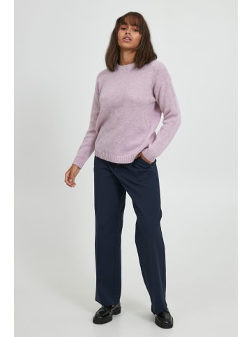 PULZ Jeans Strickpullover in lila