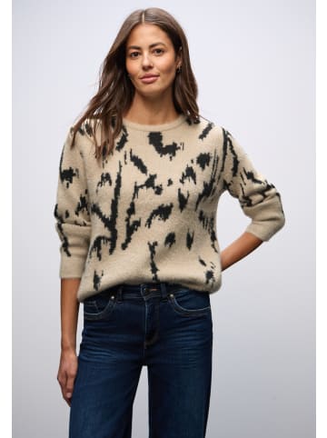 Street One Strickpullover in melange schwarz - 0001