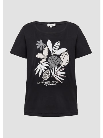 s.Oliver T-Shirt in 99D0_schwarz