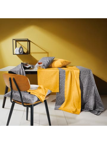 Erwin Müller Jacquard, Baumwollmischung Tischdecke Oberhausen in grau