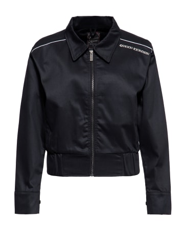 Queen Kerosin Queen Kerosin Gabardine Jacke Rock'n'Roll Rebel Queen in schwarz