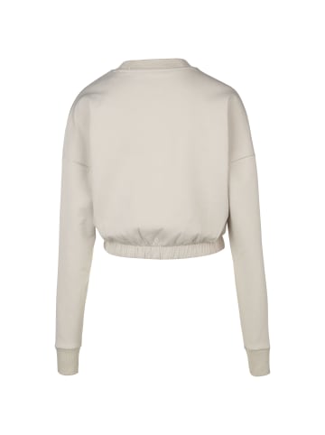 Reebok Trainingspullover DreamBlend Cotton Midlayer Sweatshirt in beige / schwarz