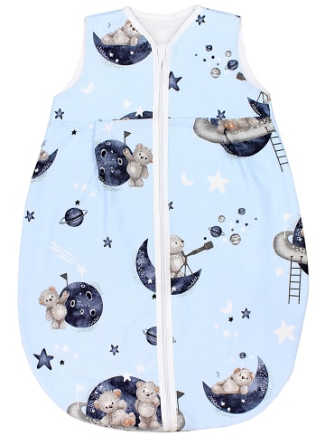 TupTam Baby Sommer Schlafsack Ärmellos Unwattiert in blau Modell 1