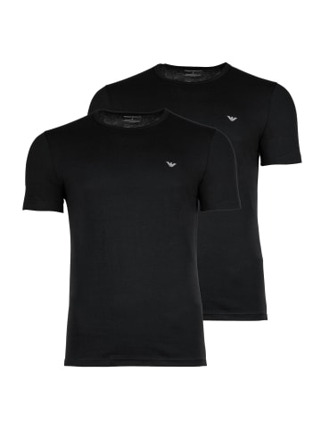 Emporio Armani T-Shirt 2er Pack in Schwarz