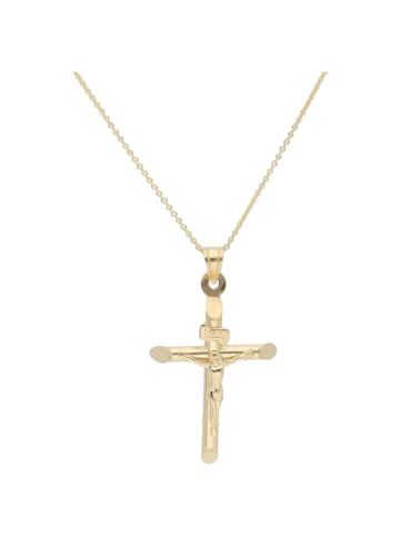 Smart Jewel Kette Anhänger Kreuz in Gold