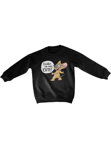 Tom & Jerry Kinder Sweatshirt in Schwarz