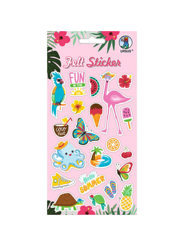 URSUS Filz Sticker Summer - ab 3 Jahren