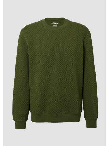 s.Oliver Sweatshirt in 7983_olivgrün