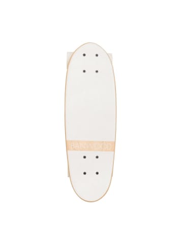 BANWOOD Skateboard aus Holz für Kinder, ab 3 Jahren, Weiss