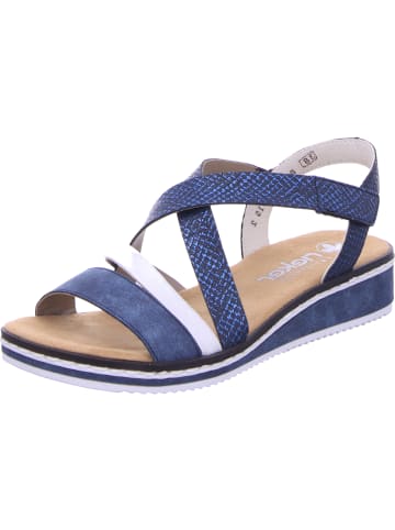 rieker Keilsandalette in blau
