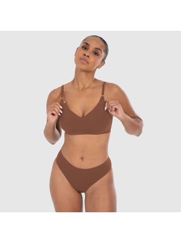 SMILODOX Bralette mit Cups Nysa in Braun