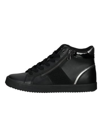 Geox Sneaker in Schwarz/Silber