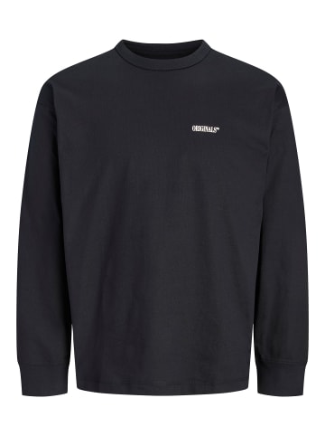 Jack & Jones Langarm-T-Shirt in Black