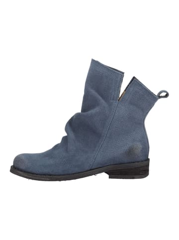 Stiefelette Blau