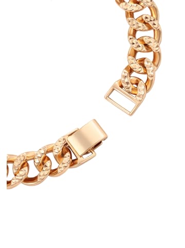 faina Women Curb Chain Link Bracelet in Rose Gold