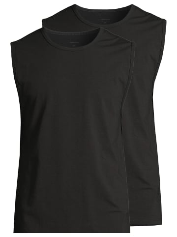 Seidensticker Unterhemd / Tanktop Pur in Schwarz