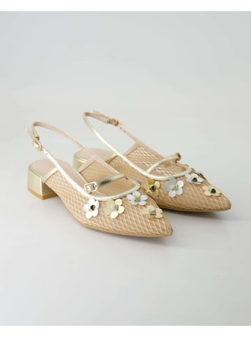 Lodi Slingpumps in Gold