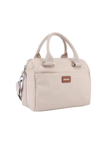 Bogner Handtasche 'Fully 1.0 Frida in Oyster Gray 25 x 20 x 14 cm'