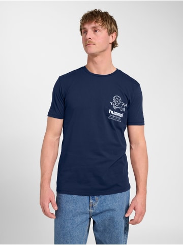 Hummel T-Shirt Hmlpulse Lebensstil Herren in DRESS BLUES2