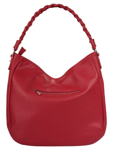 Samantha Look Handtasche echt Leder in rot