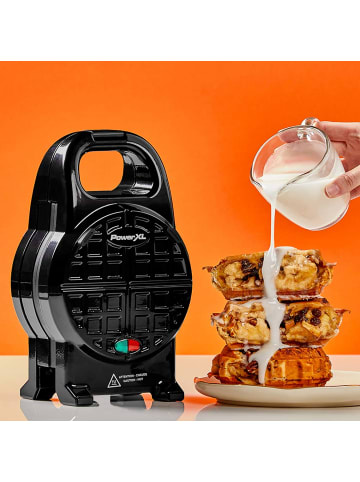 PowerXL Waffeleisen Waffle Star 18cm in Schwarz