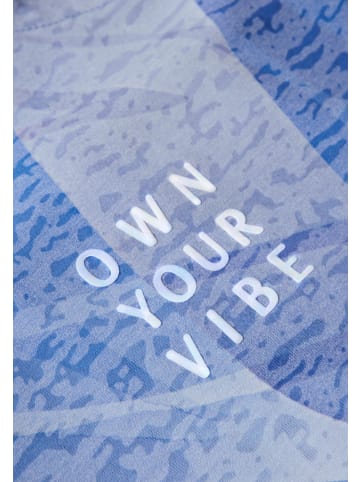 Cecil T-Shirt in Ausbrenneroptik in Blau