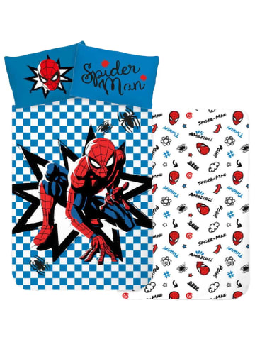 Marvel Bettwäsche Marvel in blau rot weiß