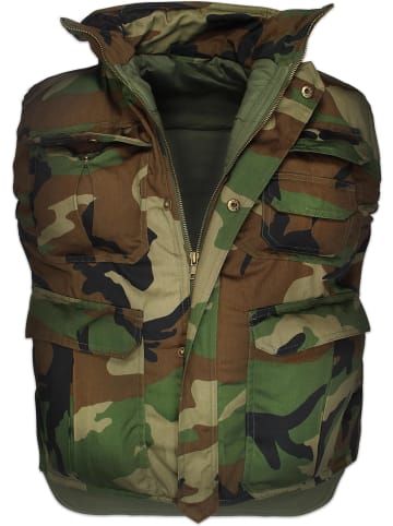 Normani Outdoor Sports Herren US ARMY Steppweste Opasquia in Woodland