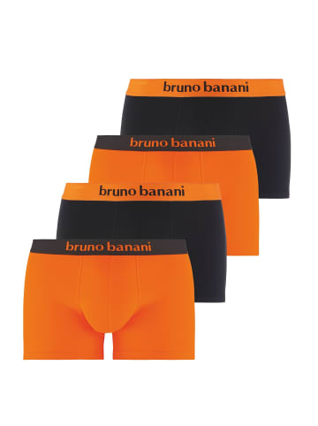 Bruno Banani Retro Short / Pant Flowing in Orange / Schwarz