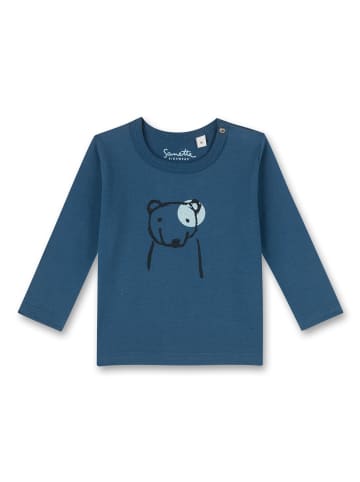 Sanetta Langarmshirt in Blau