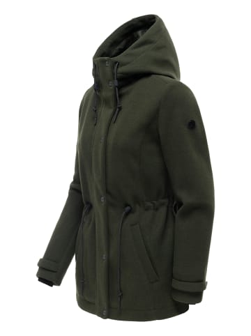 Navahoo Kurzmantel Lächelstern 14 in Dark Olive