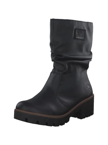 rieker Winterstiefeletten in schwarz/schwarz