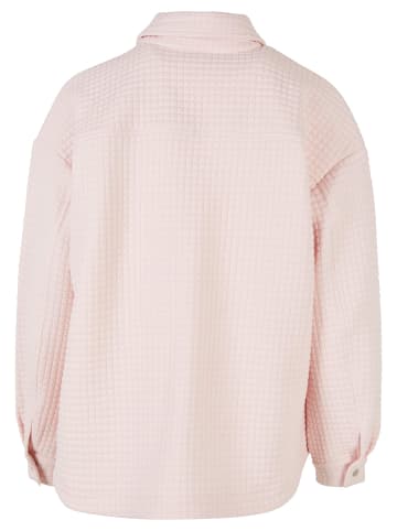Urban Classics Urban Classics Zip-Kapuzenpullover in pink