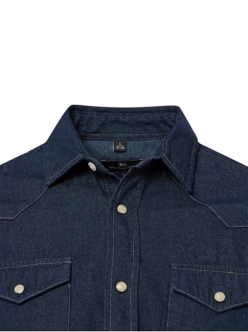 Nils Sundström Jeanshemd in dark stone