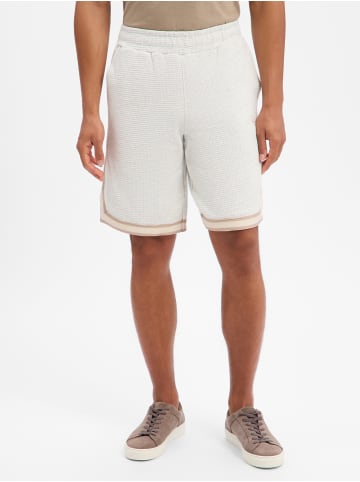 PEGADOR Sweat-Bermudas Signar Waffle in hellgrau