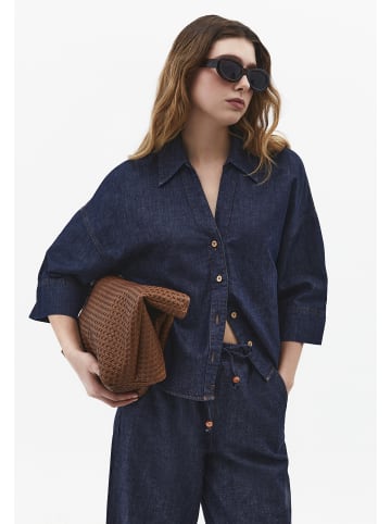 OXXO Hemdbluse DARK BLUE DENIM