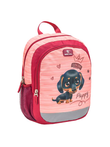 Belmil Kindergartenrucksack "Kiddy Plus Little Puppy" - Brustgurt, Namensschild