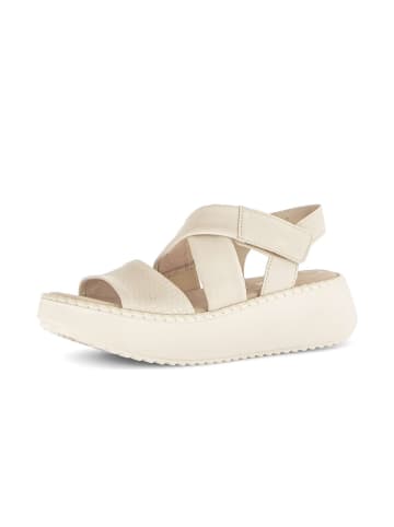 Gabor Plateau Sandalen in beige